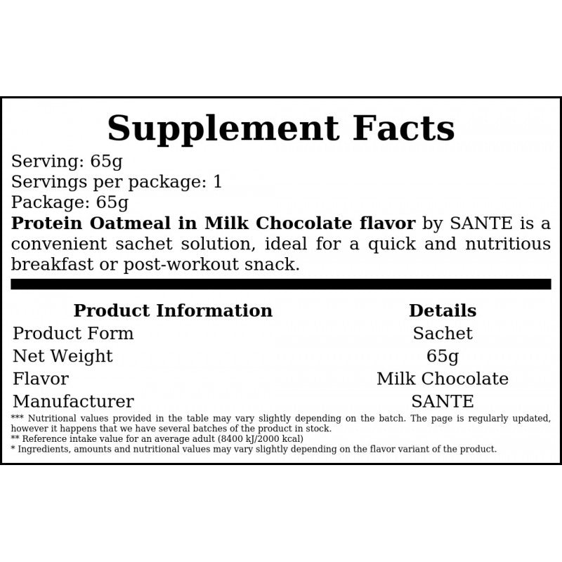 GoON Protein Oatmeal with Chocolate - 65g x36