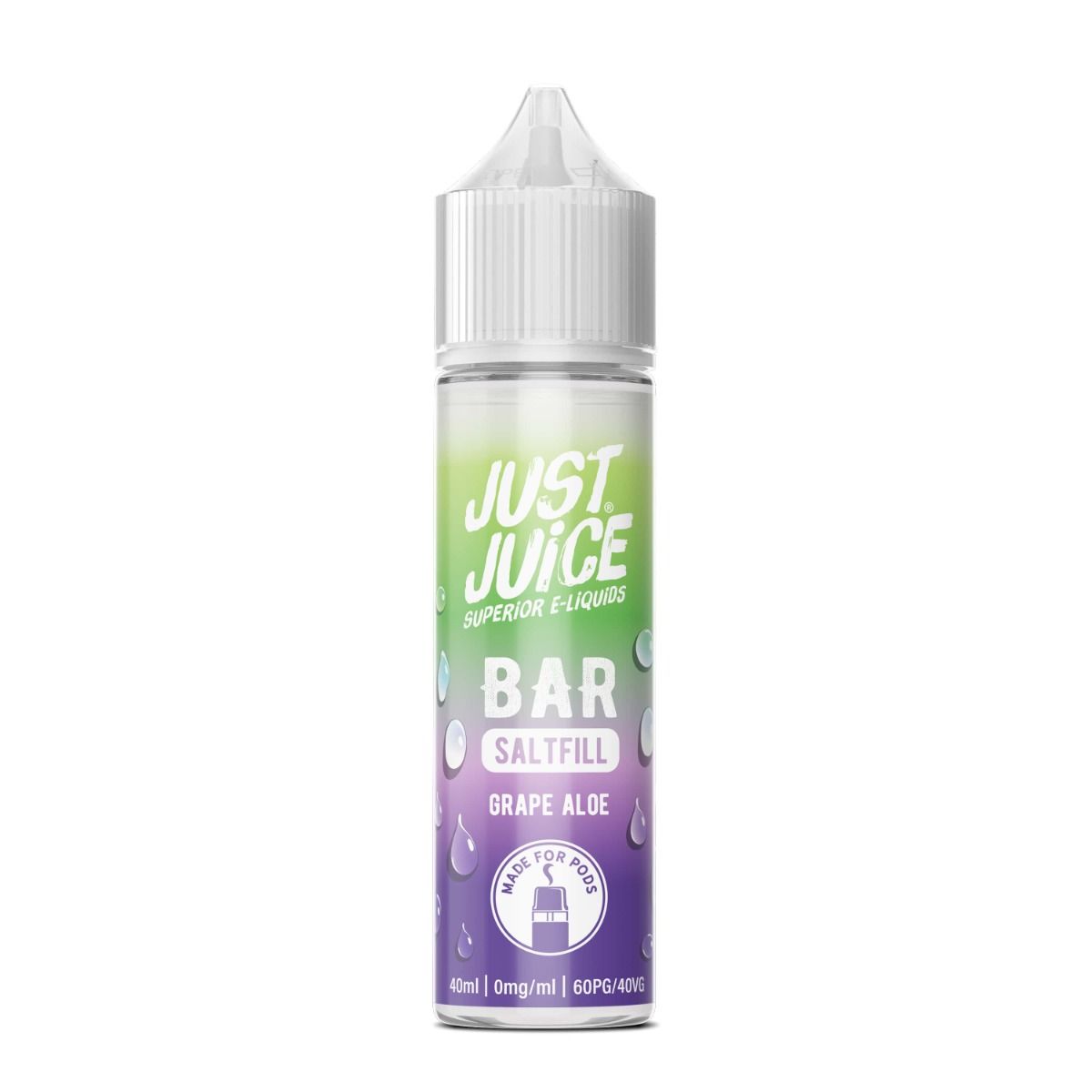 Just Juice BAR RANGE - Grape Aloe - 40ml - Shortfill