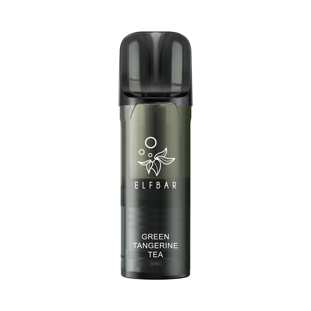 10 x ELFBAR ELFA Pro V2 - 2ml Pods 20mg, Green Tangerine Tea