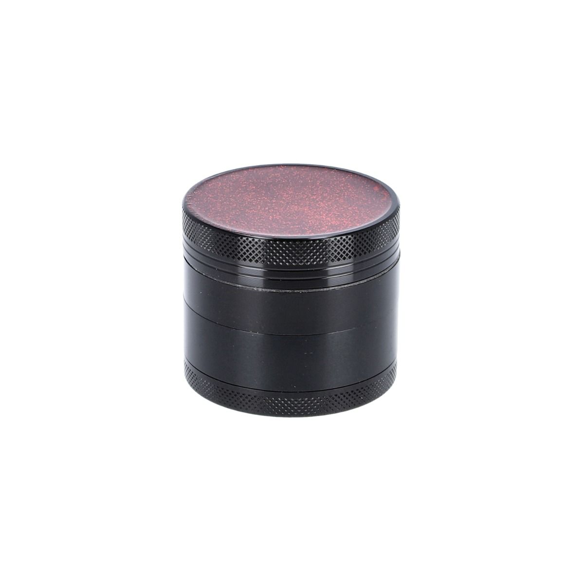 Grinder Aluminium Shiny Top, schwarz, 4tlg.