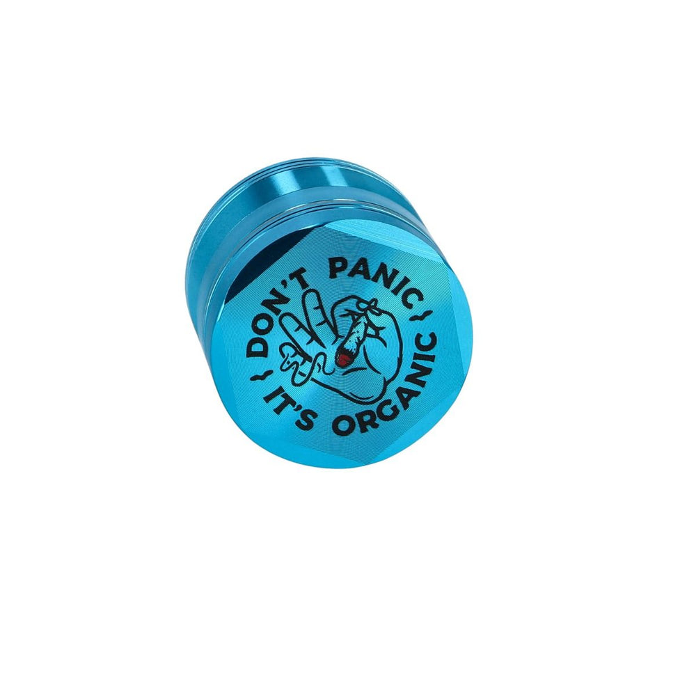 Grinder Aluminium Don't Panic, Türkise, 4tlg.