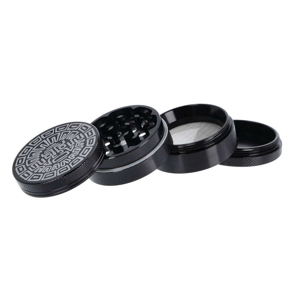 Ohia GrinderAluminium Classic Maya, schwarz, 4tlg. 