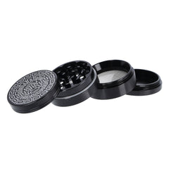 Ohia GrinderAluminium Classic Maya, schwarz, 4tlg. 