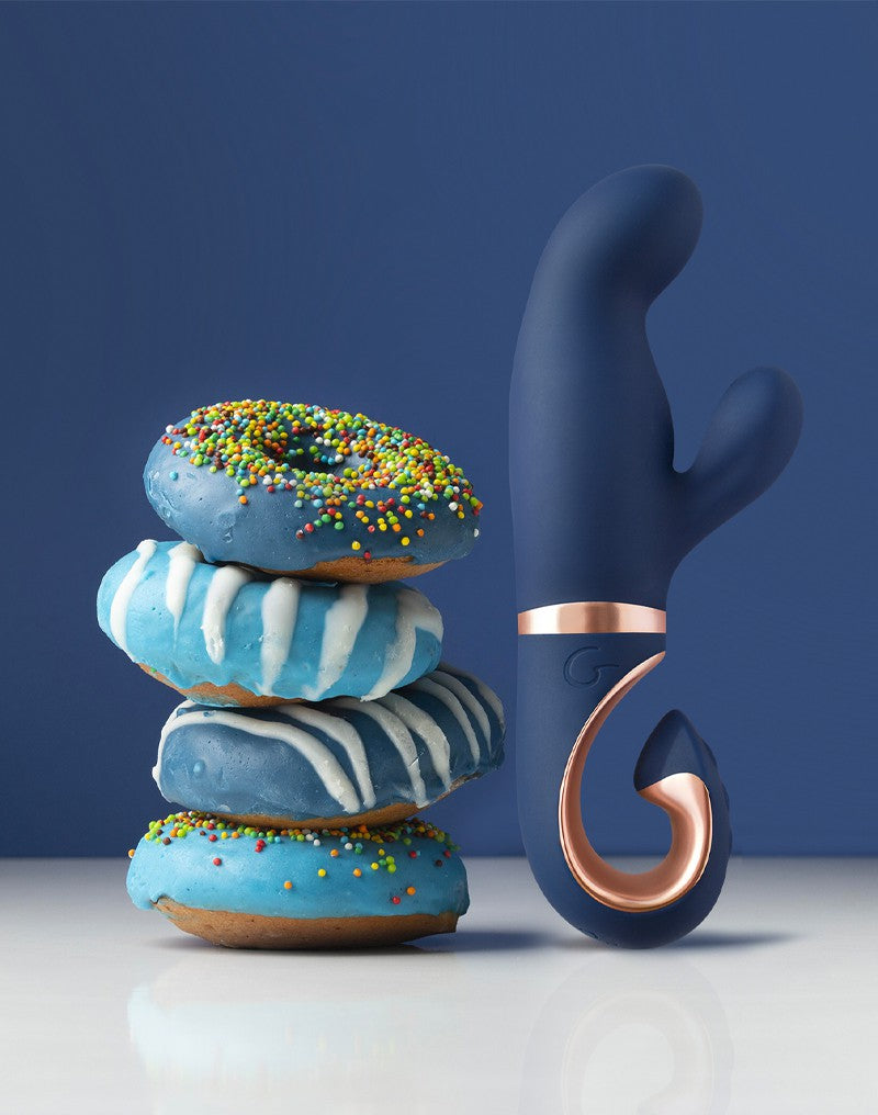 Gvibe – Gentley – Rabbit-Vibrator – Blau und Gold