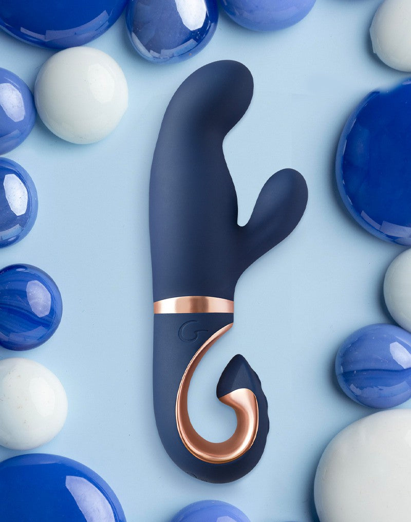 Gvibe – Gentley – Rabbit-Vibrator – Blau und Gold