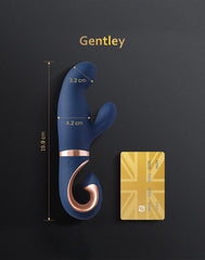 Gvibe – Gentley – Rabbit-Vibrator – Blau und Gold