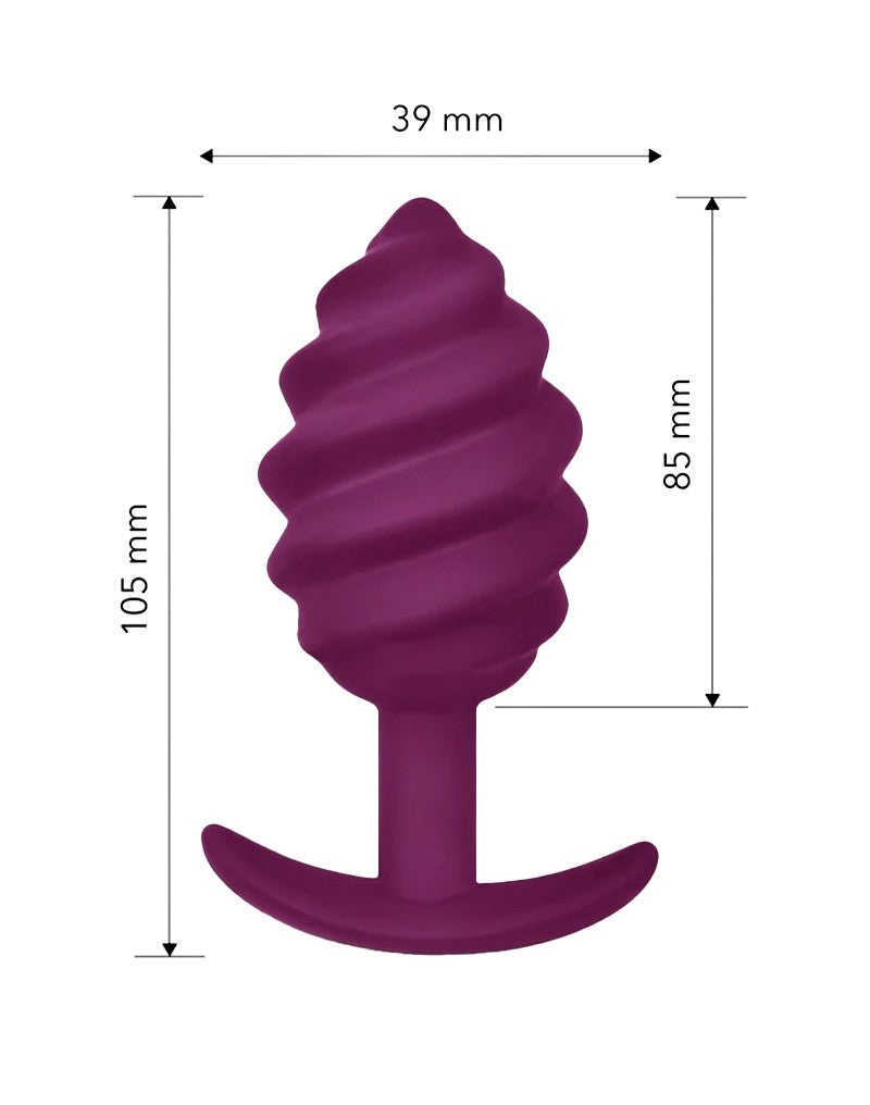 7: Gvibe - Gplug Twist 2 - Analplug - Violett