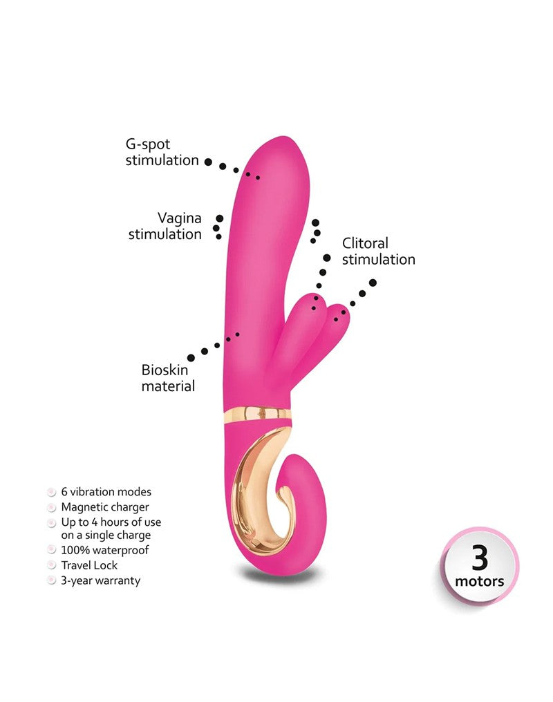 Gvibe - GRabbit Mini - Kaninchen-Vibrator - Pink