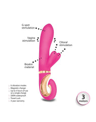 Gvibe - GRabbit Mini - Kaninchen-Vibrator - Pink