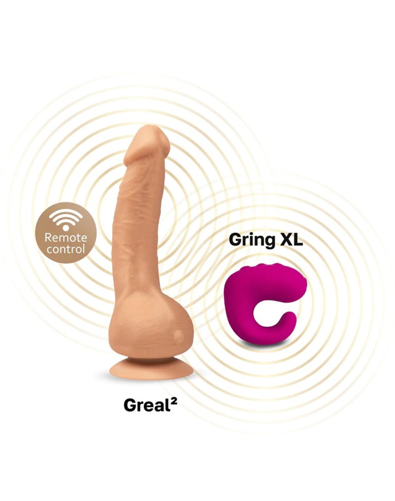 Gvibe - Greal Mini - Vibrierender Dildo - Nude