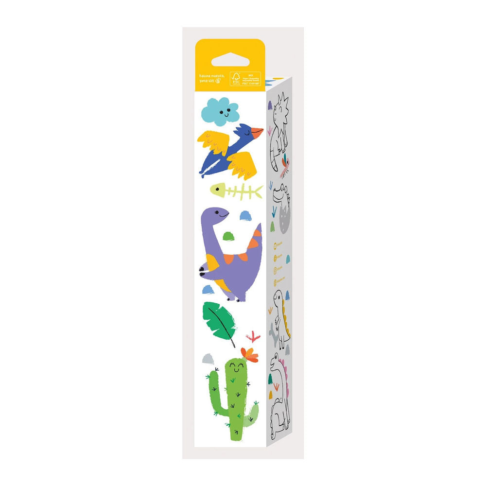 Hakuyoka Wachsmalkreiden-Set Dino