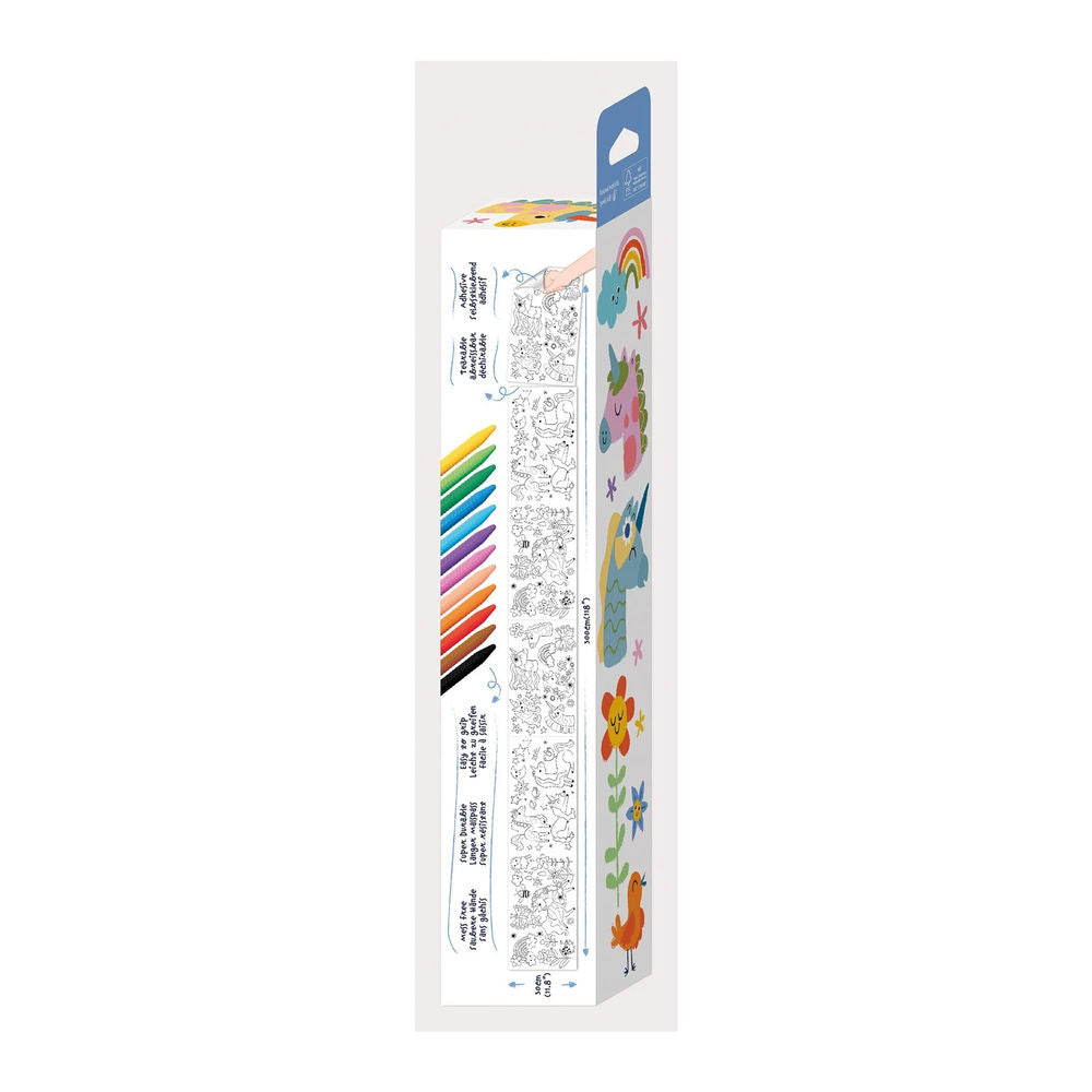 Hakuyoka Wachsmalkreiden-Set Einhorn