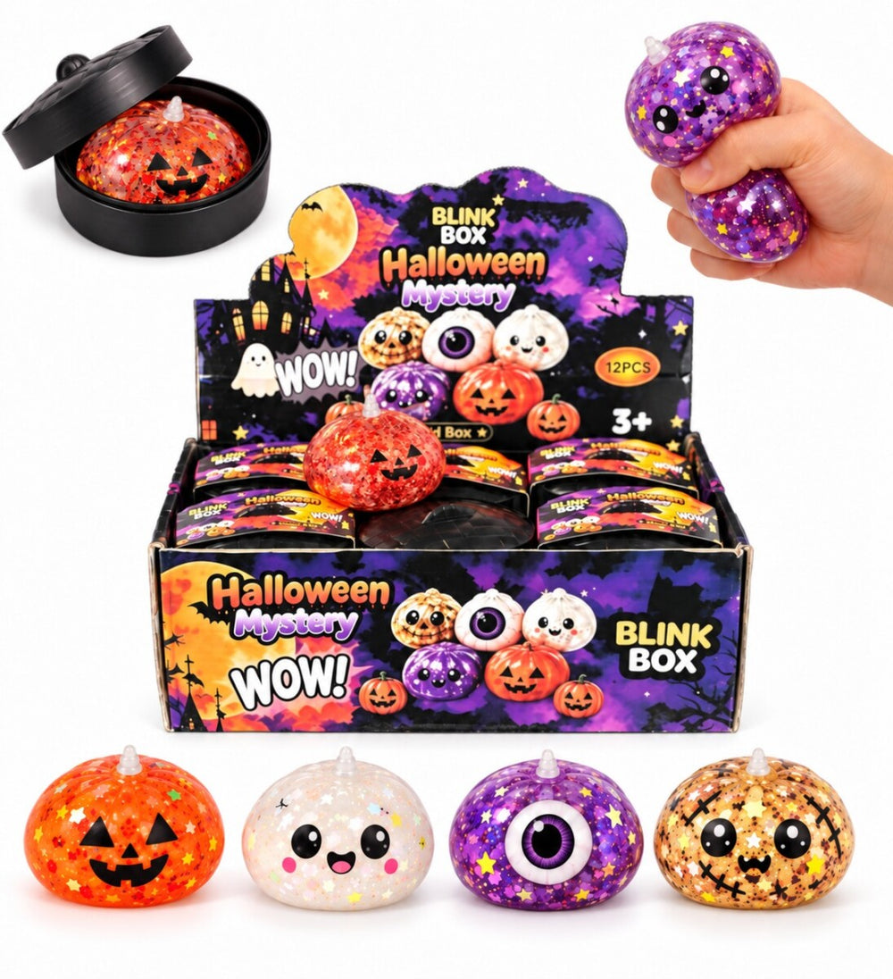 Halloween Squishy Glitzer Dumpling Spielzeug 8,5cm
