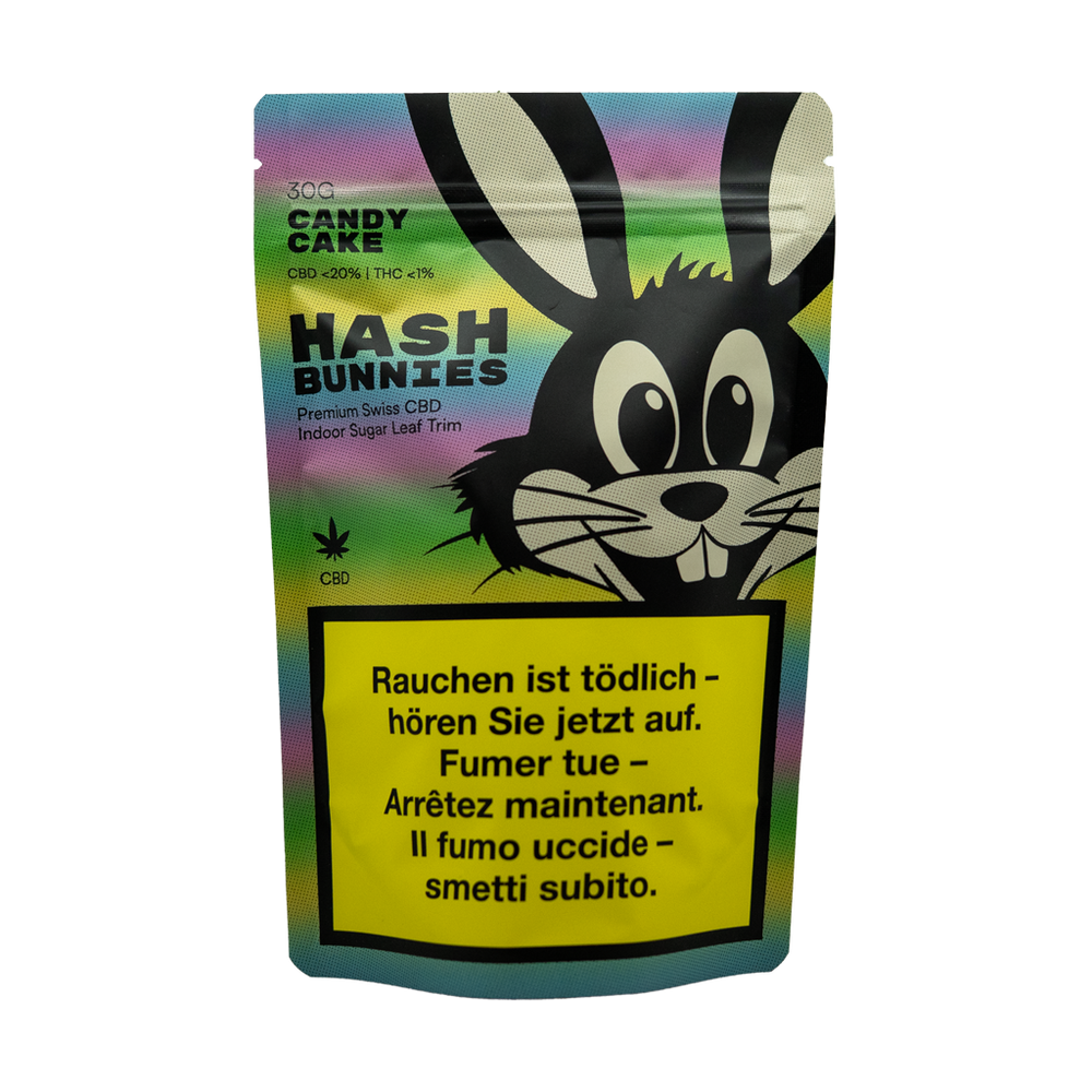 Hash Bunnies - CBD Indoor Trim - Candy Cake - 30g