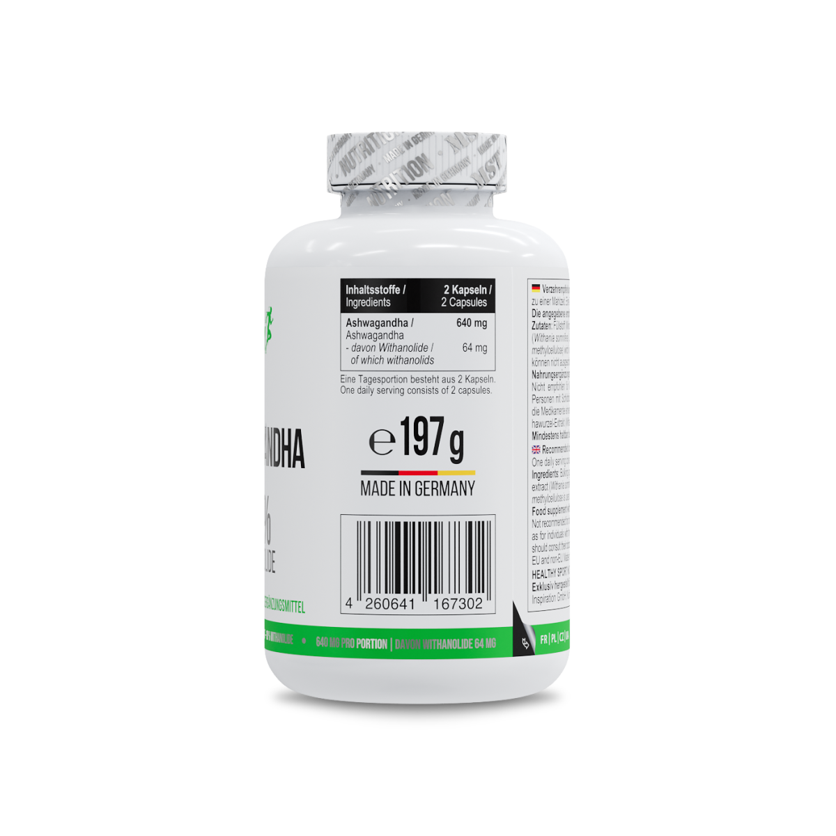 Healthy® Ashwagandha 10% Withanolide 240 Kapseln
