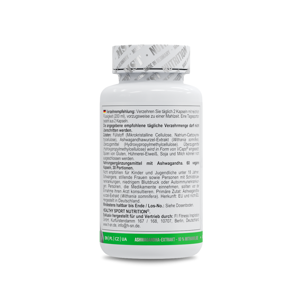 Healthy® Ashwagandha 10% Withanolide 60 Kapseln