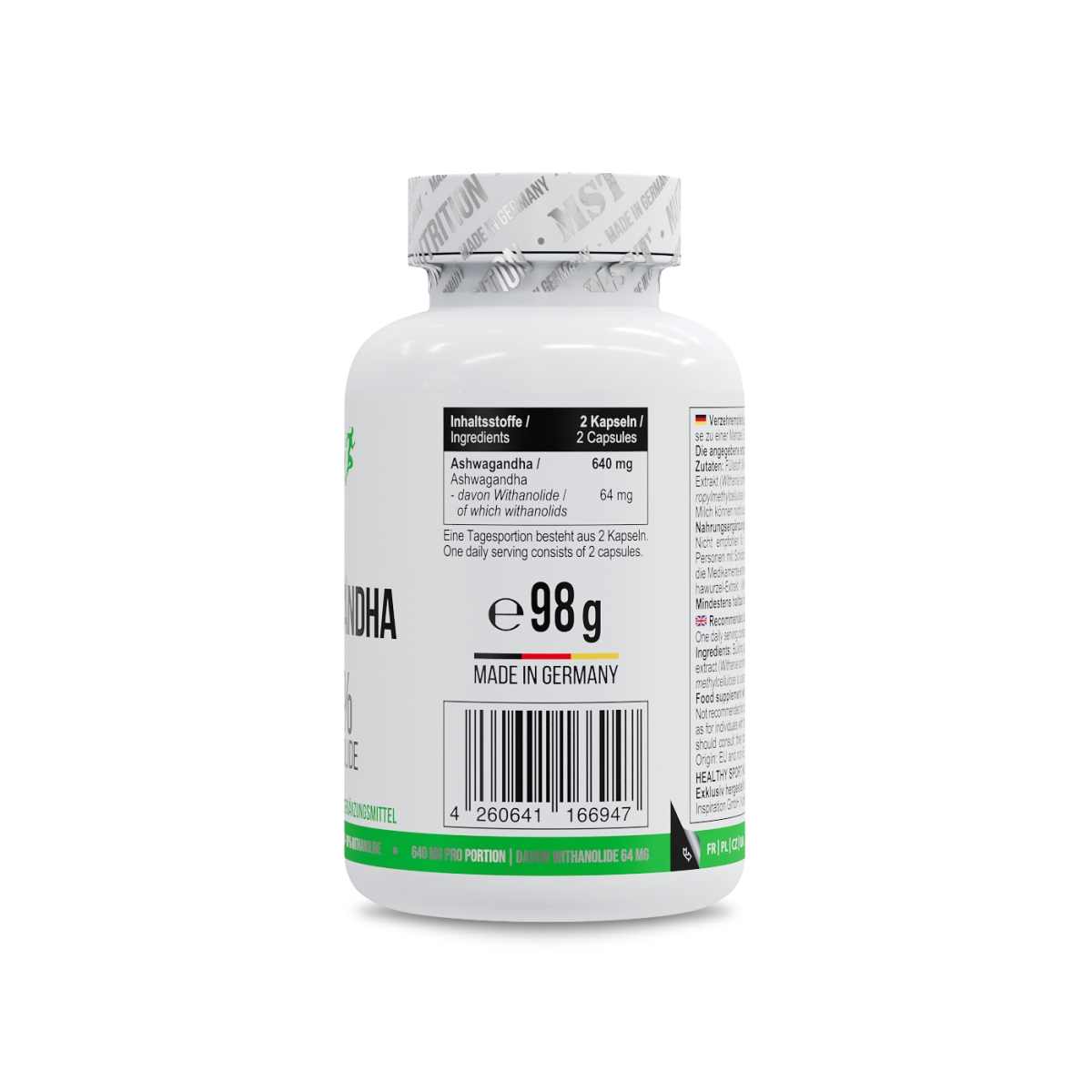 Healthy® Ashwagandha 10%Withanolide 120 Kapseln