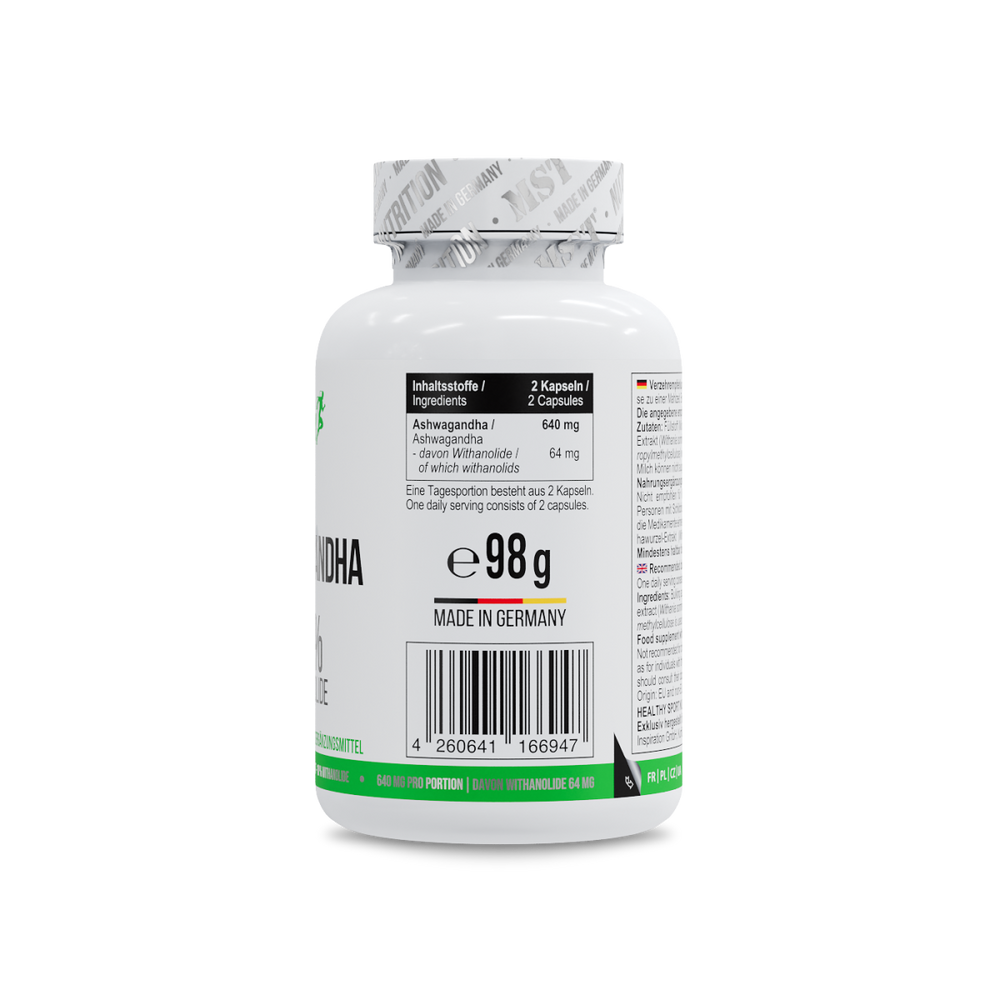 Healthy® Ashwagandha 10%Withanolide 120 Kapseln