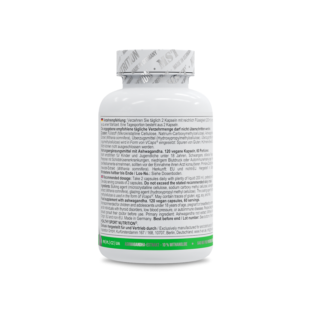 Healthy® Ashwagandha 10%Withanolide 120 Kapseln