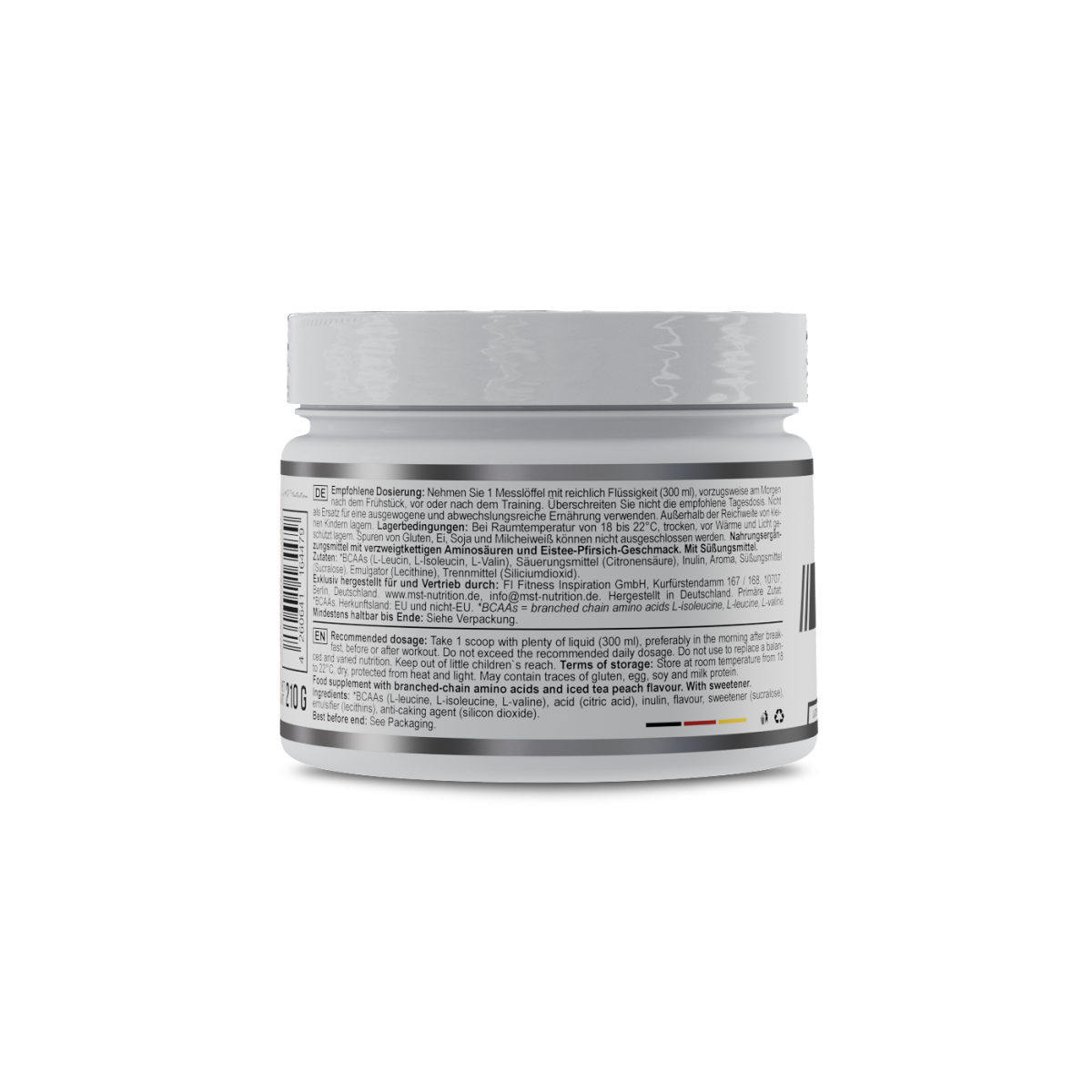 Healthy® BCAA Instant 210 g Peach ice tea