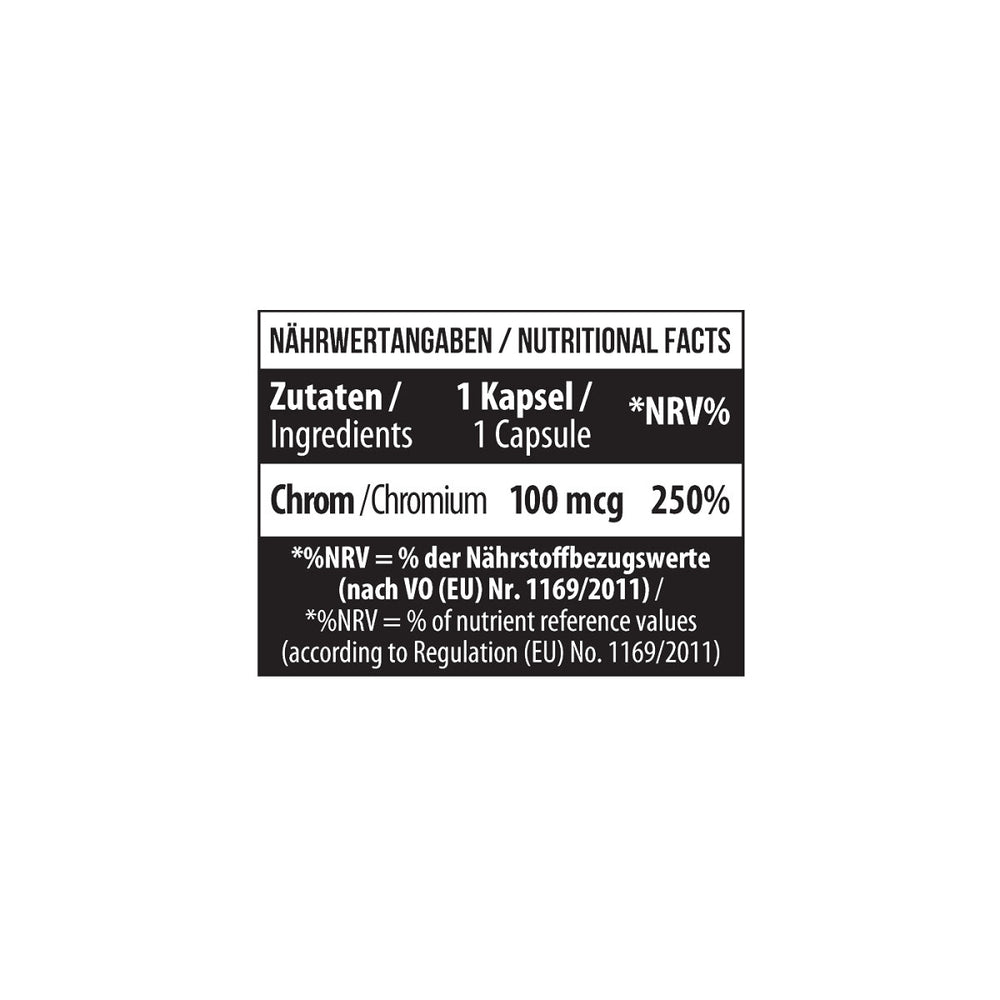 Healthy® Chromium picolinate 60 Caps