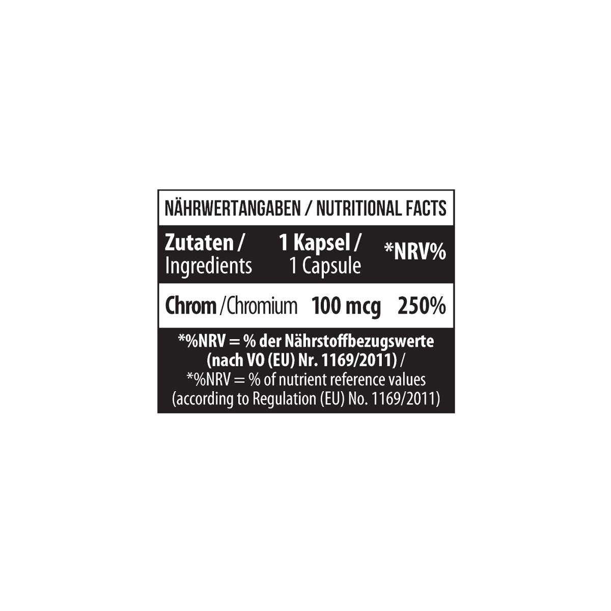 Healthy® Chromium picolinate 60 Caps