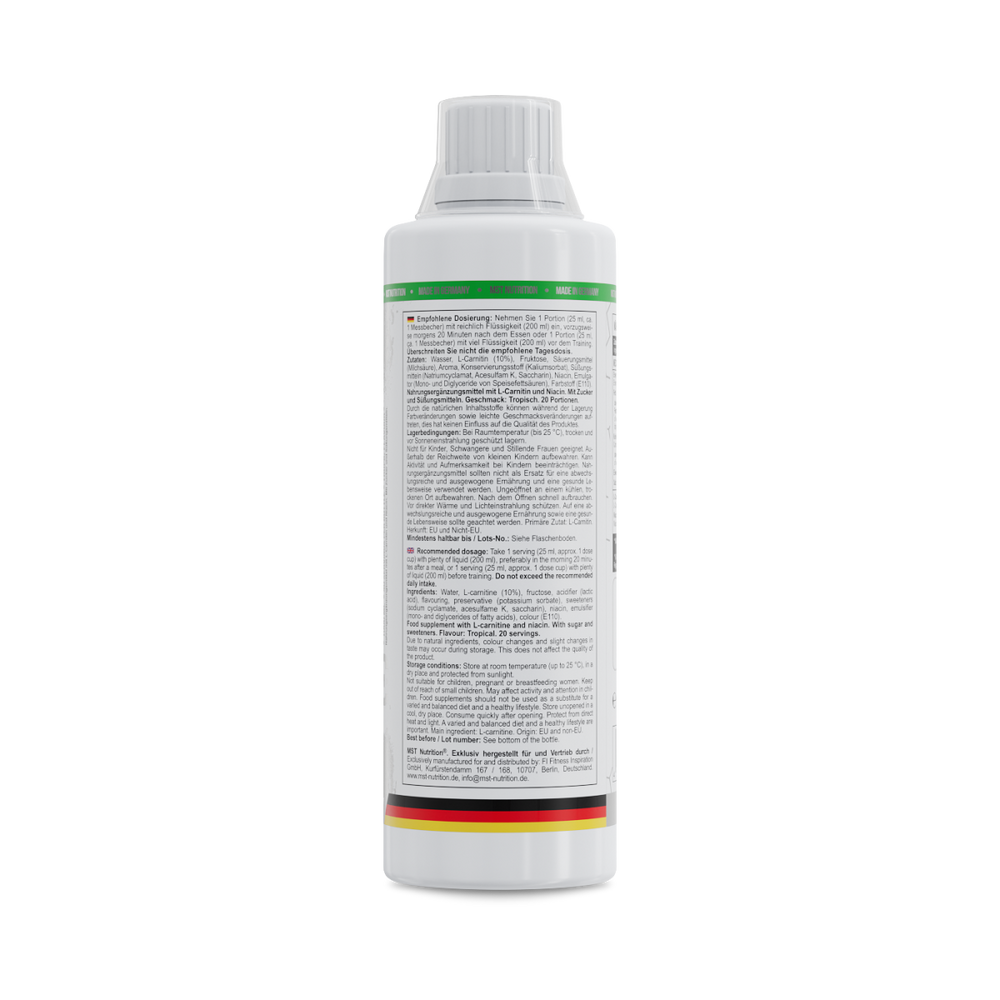 Healthy L-Carnitine 500 ml Tropic