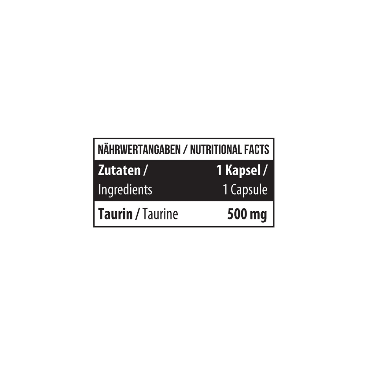 Healthy® Taurine 60 Capsules