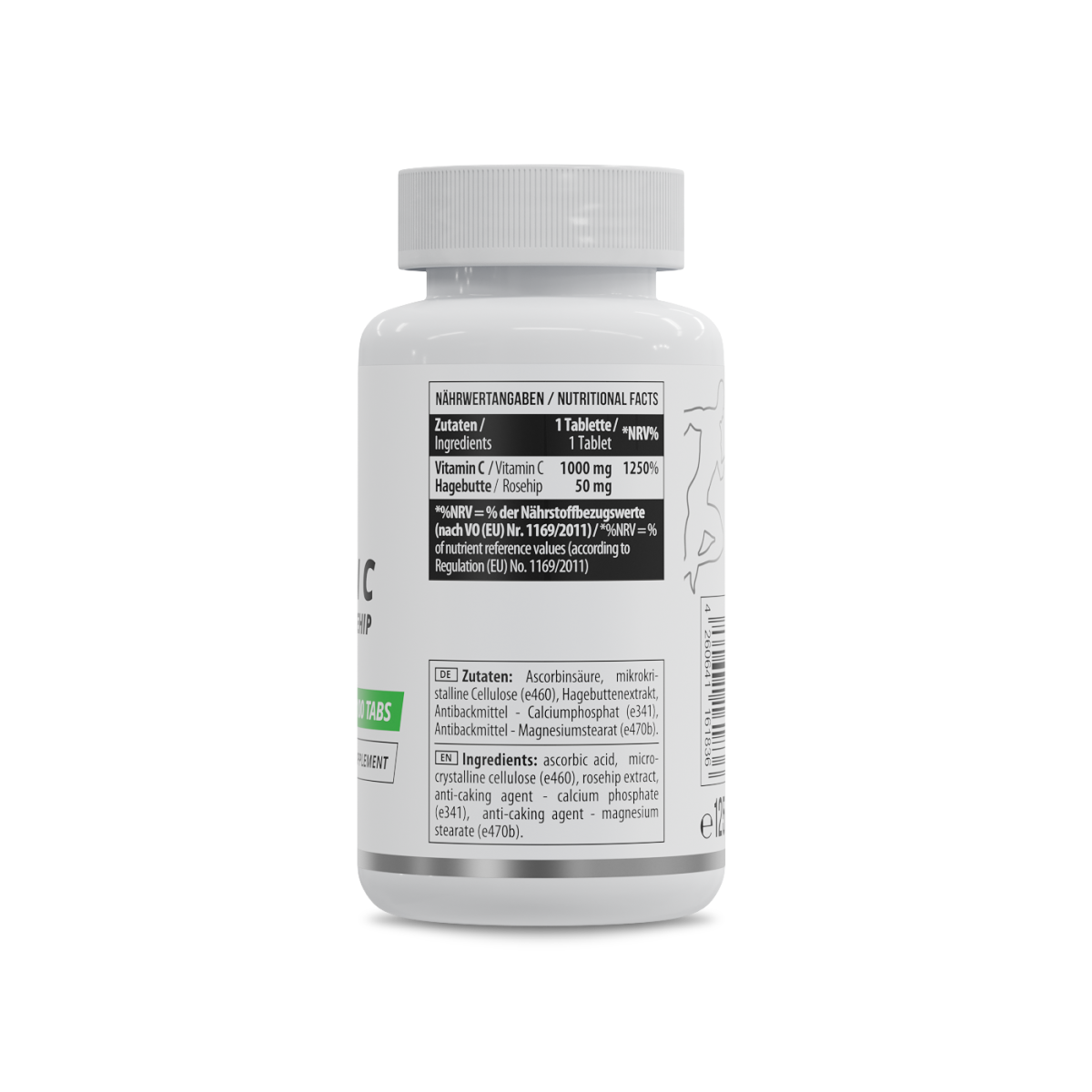 Healthy Vitamin C + Rosehip 1000mg 100 tab