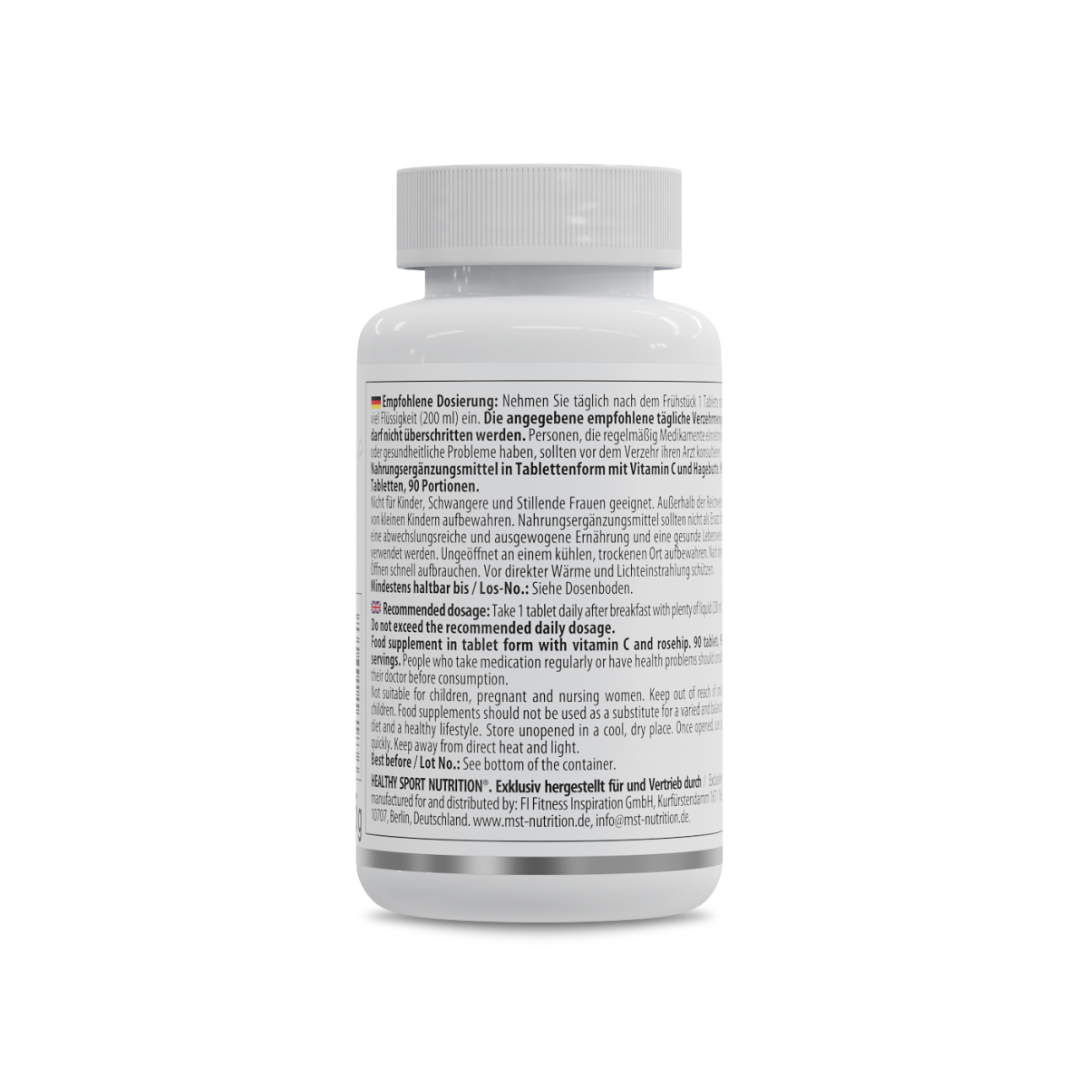 Healthy Vitamin C + Rosehip 1000mg 100 tab