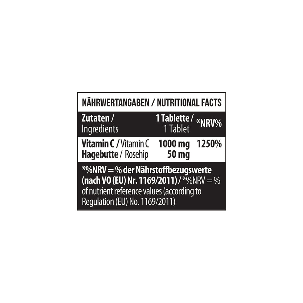 Healthy Vitamin C + Rosehip 1000mg 100 tab