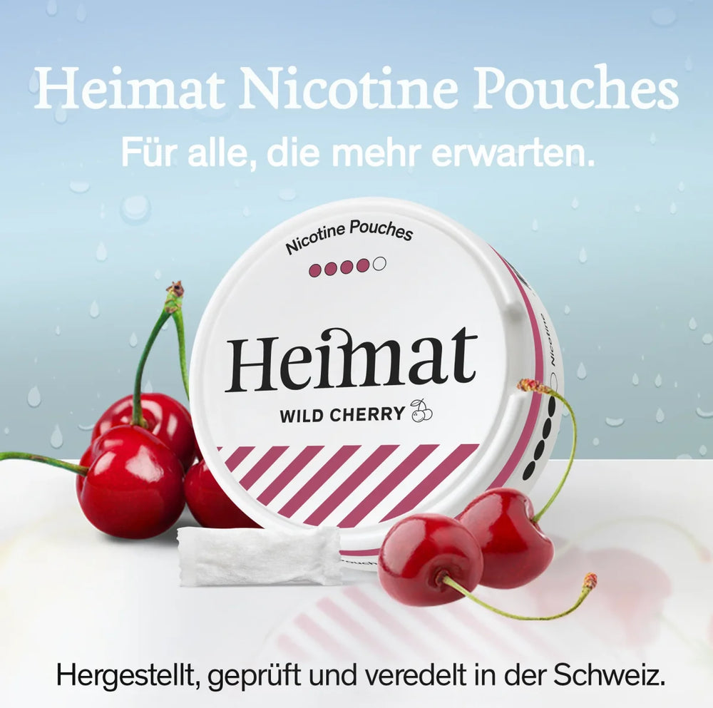 Heimat Snus - Wild Cherry - 15mg/Pouch