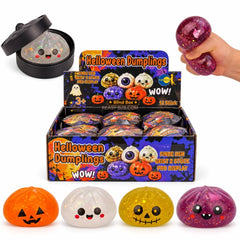 Helloween Squishy Glitzer Dumpling Spielzeug 8,5cm