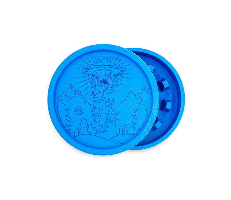 Hemp Grinder - 420 Alien - 55mm - 2 Layers - Display - 8 Stück