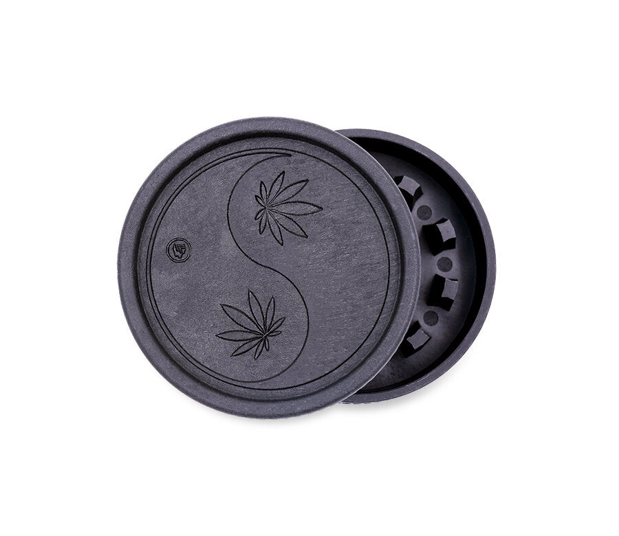 Hemp Grinder - 420 Yin Yang - 55mm - 2 Layers - Display - 8 Stück