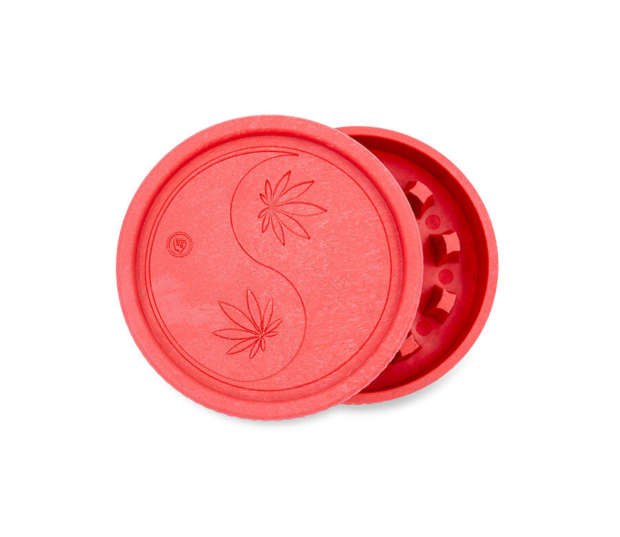 Hemp Grinder - 420 Yin Yang - 55mm - 2 Layers - Display - 8 Stück