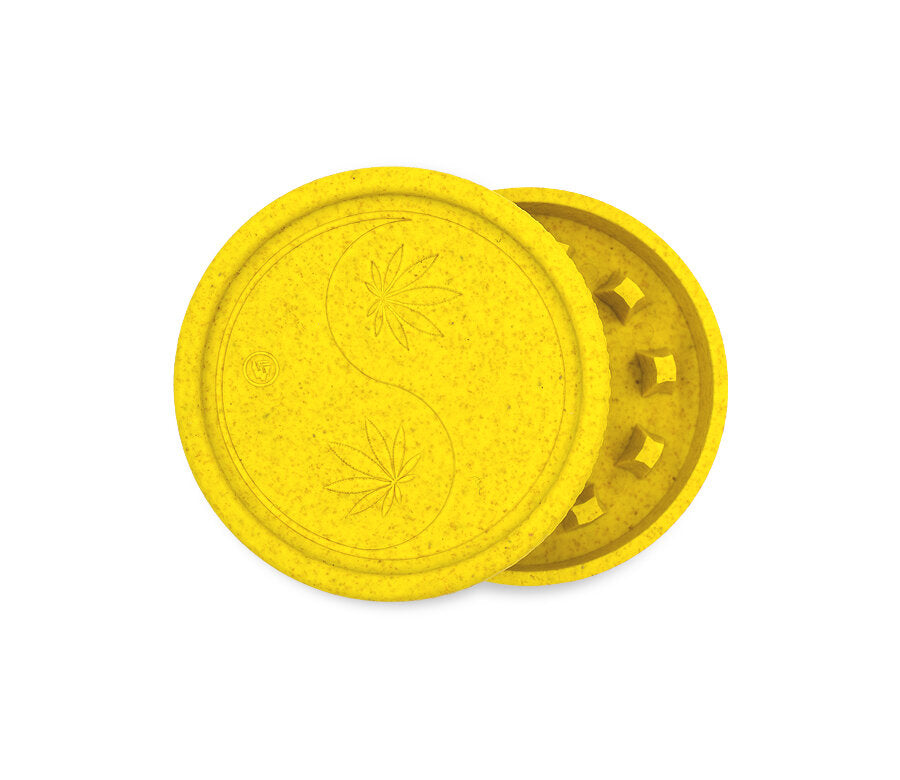 Hemp Grinder - 420 Yin Yang - 55mm - 2 Layers - Display - 8 Stück