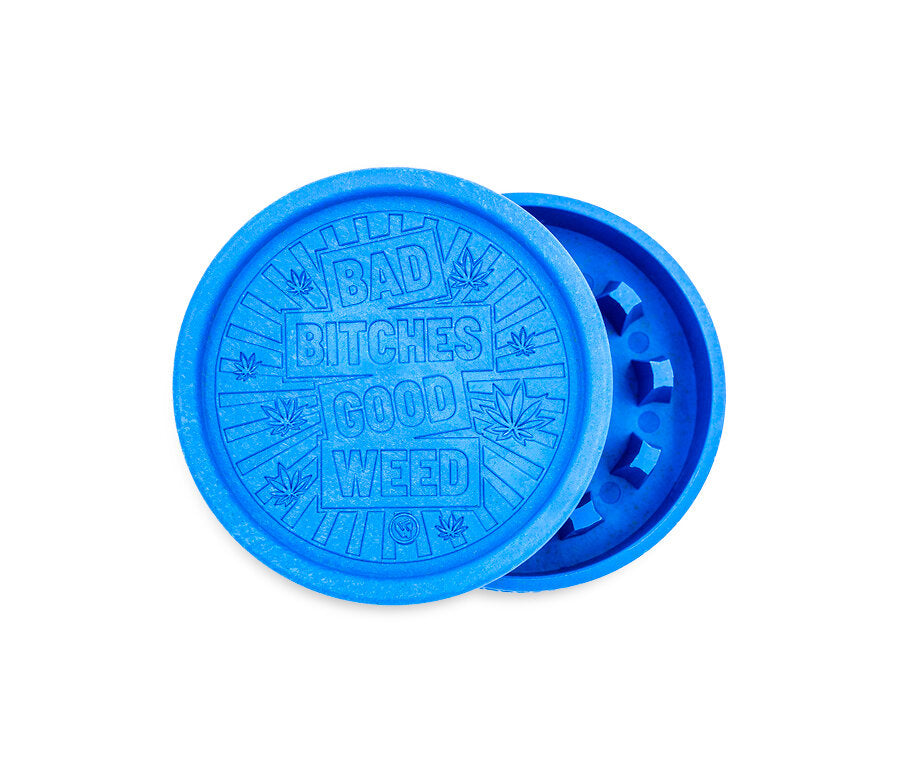 Hemp Grinder - Bad Bitches - 55mm - 2 Layers - Display - 8 Stück