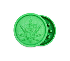 Hemp Grinder - High as Fuck - 55mm 2 Layers - Display - 8 Stück