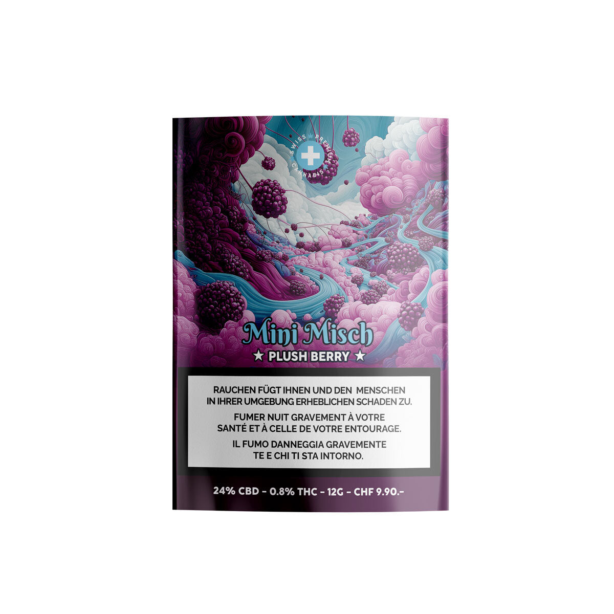 High Level Genetics - Plush Berry - Indoor CBD Mini Misch - 12g