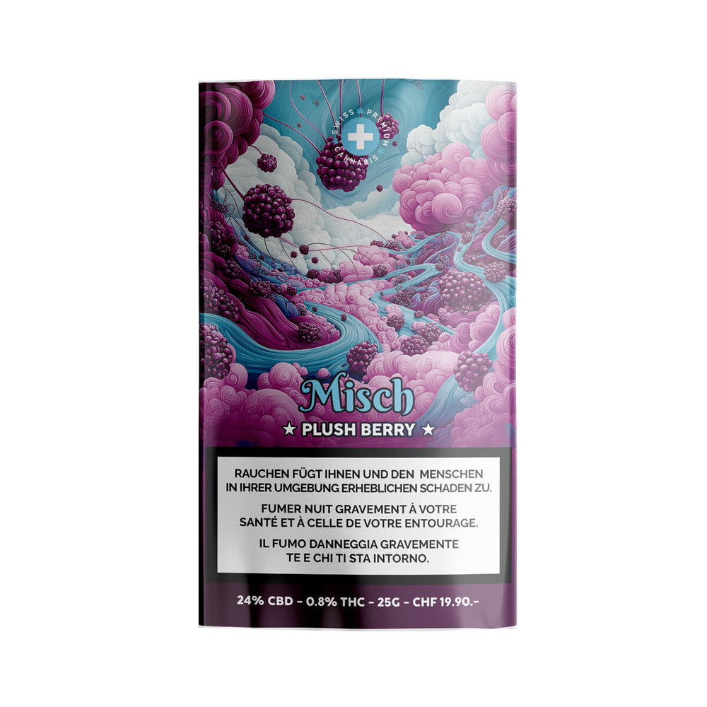High Level Genetics - Plush Berry - Indoor CBD Misch - 25g