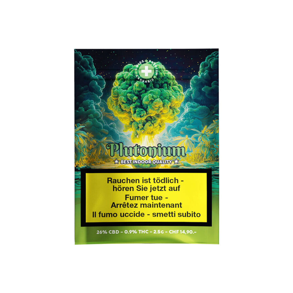 High Level Genetics - Plutonium - Indoor CBD Blüten - 2.5g