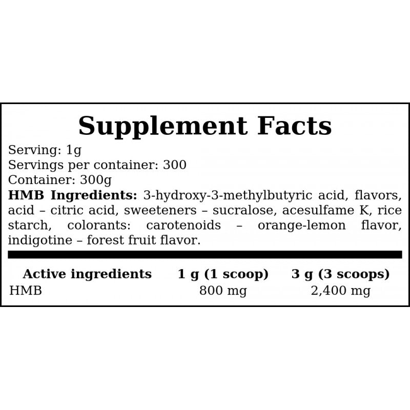 HMB - 300g - Forest Fruit