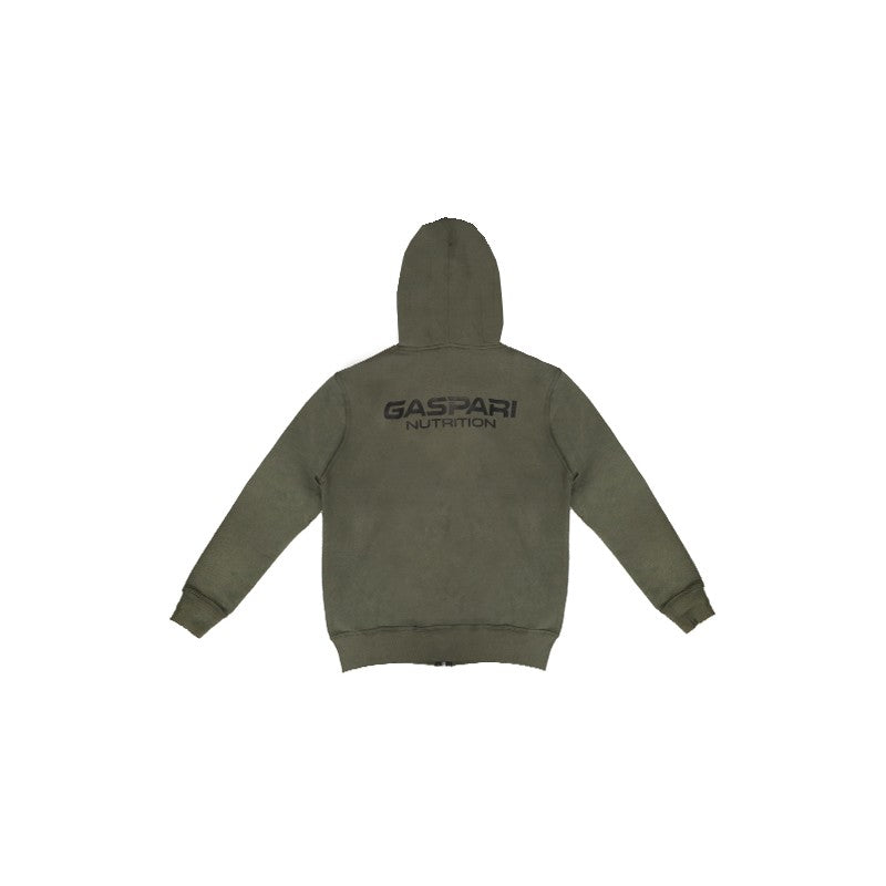 Hoodie Zipped Gaspari Logo - Khaki - M
