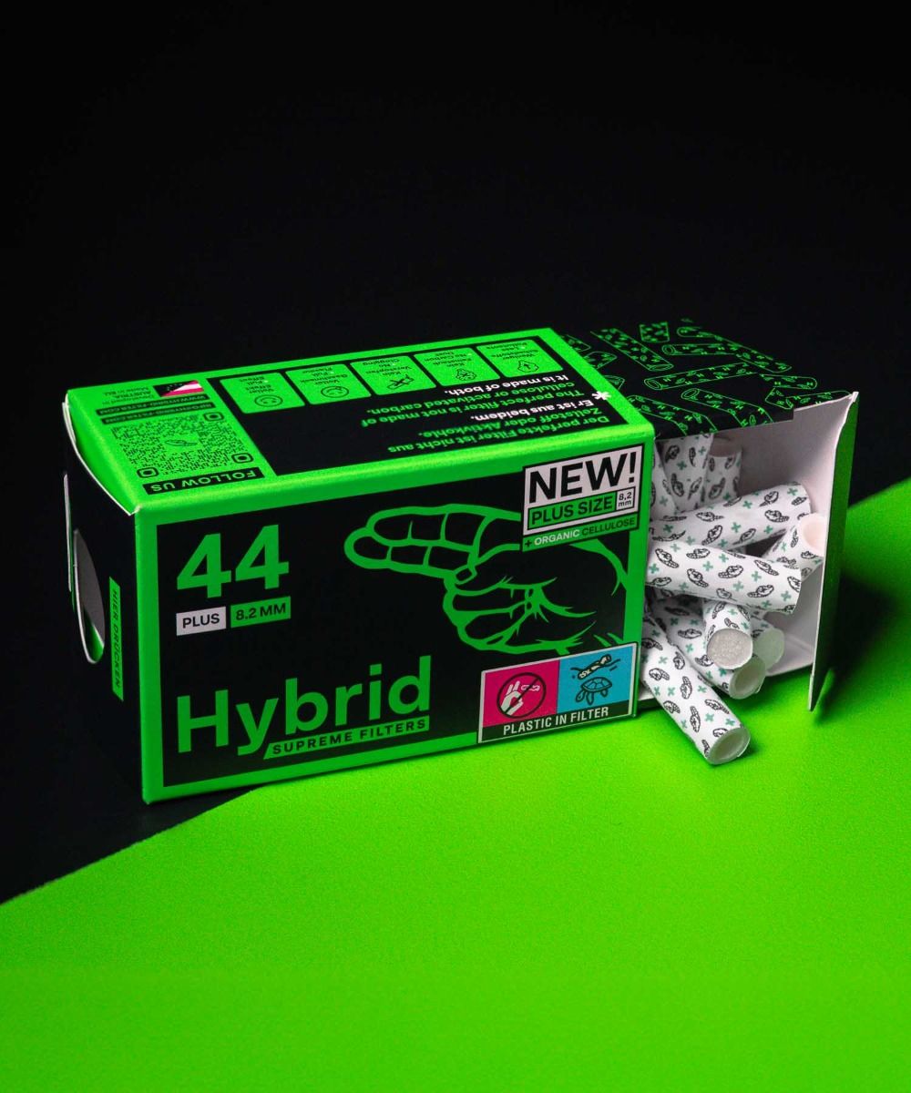 Hybrid Supreme Aktivkohlefilter Plus Size - 8.2mm (8 x 44 Stk.)