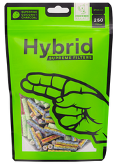 6 x 250er Bag Hybrid Supreme Aktivkohlefilter Bunt - 6.4mm 