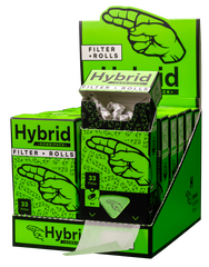12 x Hybrid Supreme Aktivkohle Filter & Rolls, 33 Stk. 