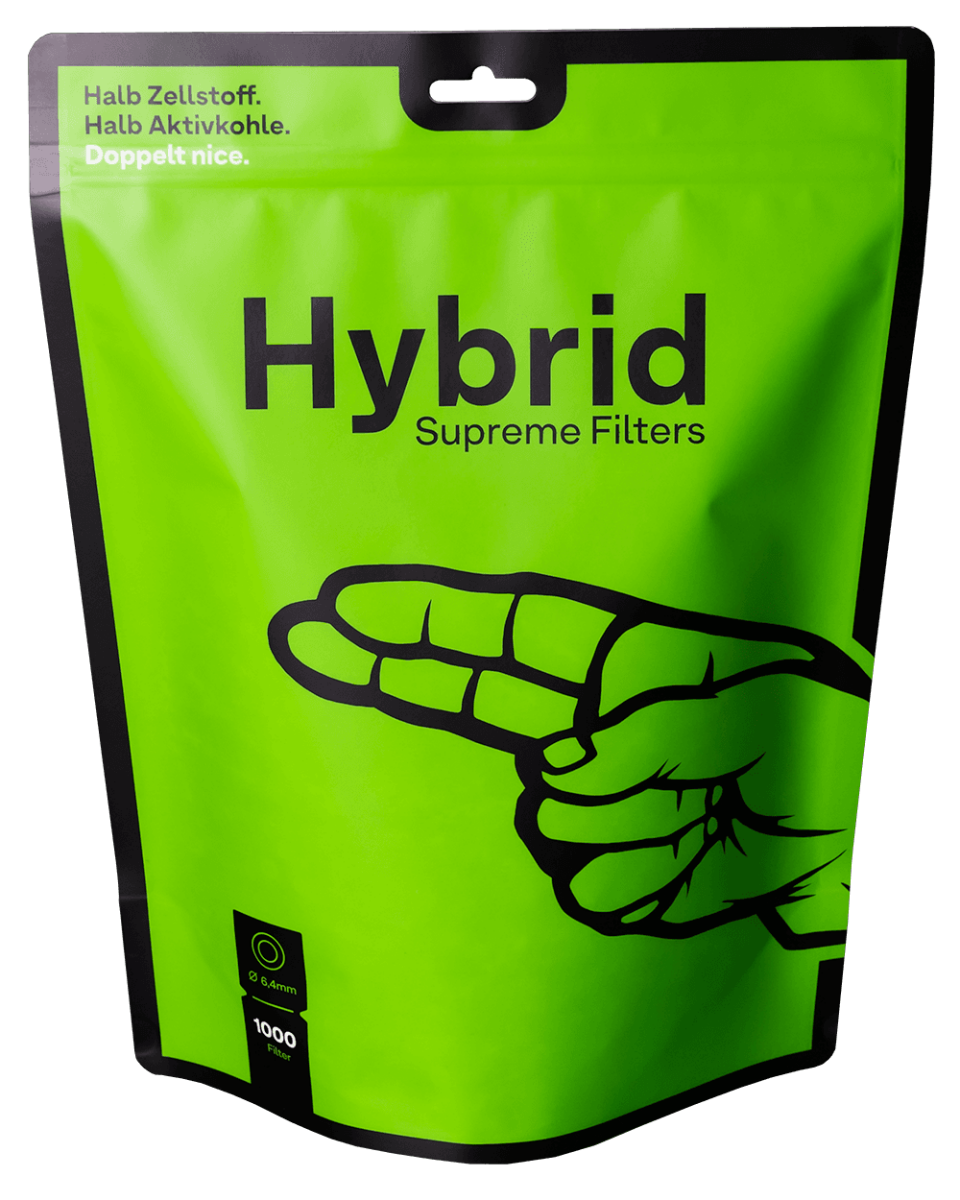Hybrid Supreme Aktivkohlefilter1000er Beutel - Nachfüllpack 