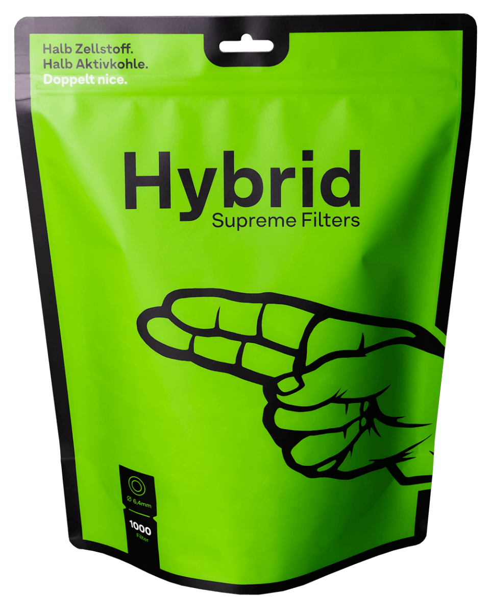 Hybrid Supreme Aktivkohlefilter1000er Beutel - Nachfüllpack 