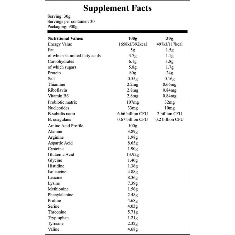 HYDRO+ Probiotics - 900g - Smooth Vanilla